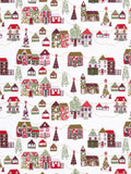 John Lewis Christmas Village oilcloth tablecloth, imported from the UK