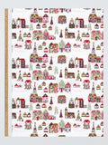 John Lewis Christmas Village oilcloth tablecloth, imported from the UK