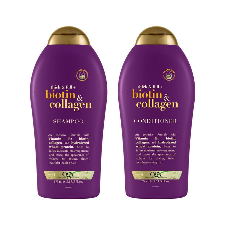 OGX Biotin & Collagen haircare set 2x577ml, imported from the UK
