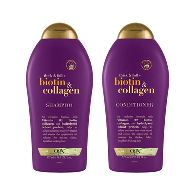 Costco UK OGX Biotin & Collagen Shampoo & Conditioner 2 x 577ml- Buy online at McGrocer