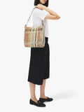 Radley Camden raffia check shoulder bag 17x25x9cm - British product