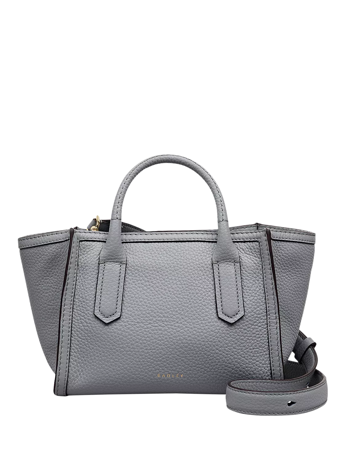 Radley The Amelie Leather Small Grab Bag, Steel