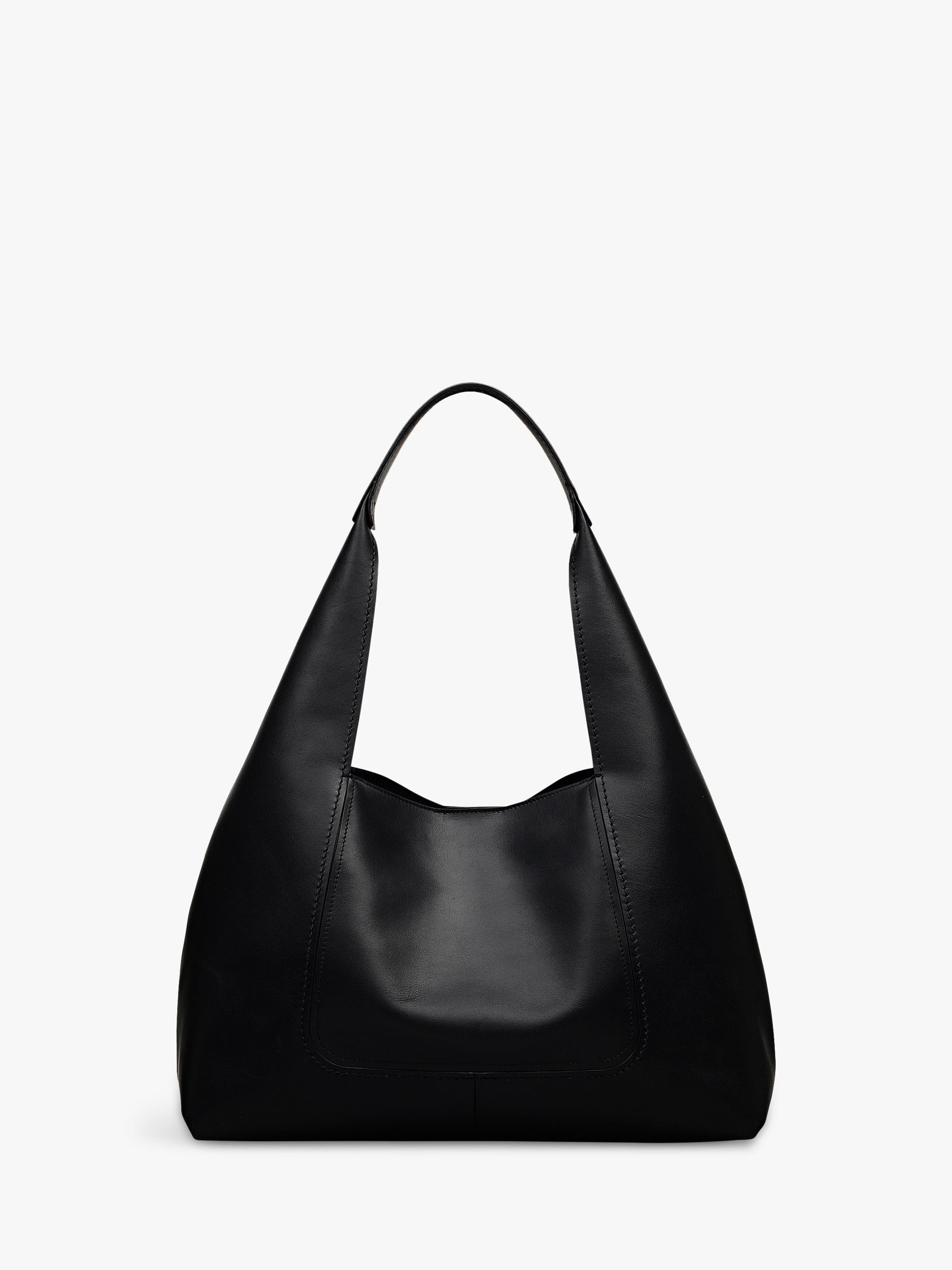 Radley The Maudie leather shoulder bag black, imported from the UK