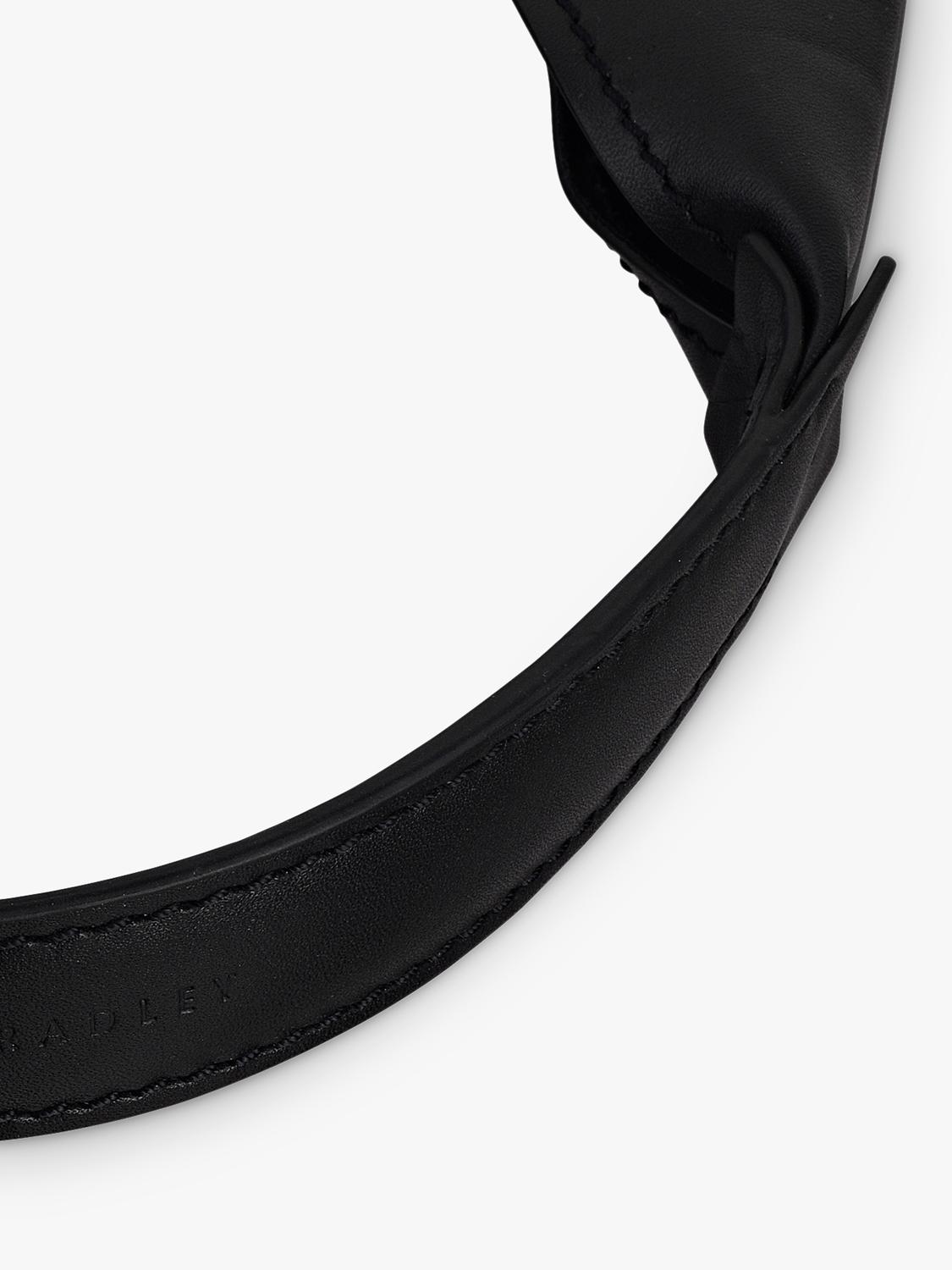 Radley The Maudie leather shoulder bag black, imported from the UK
