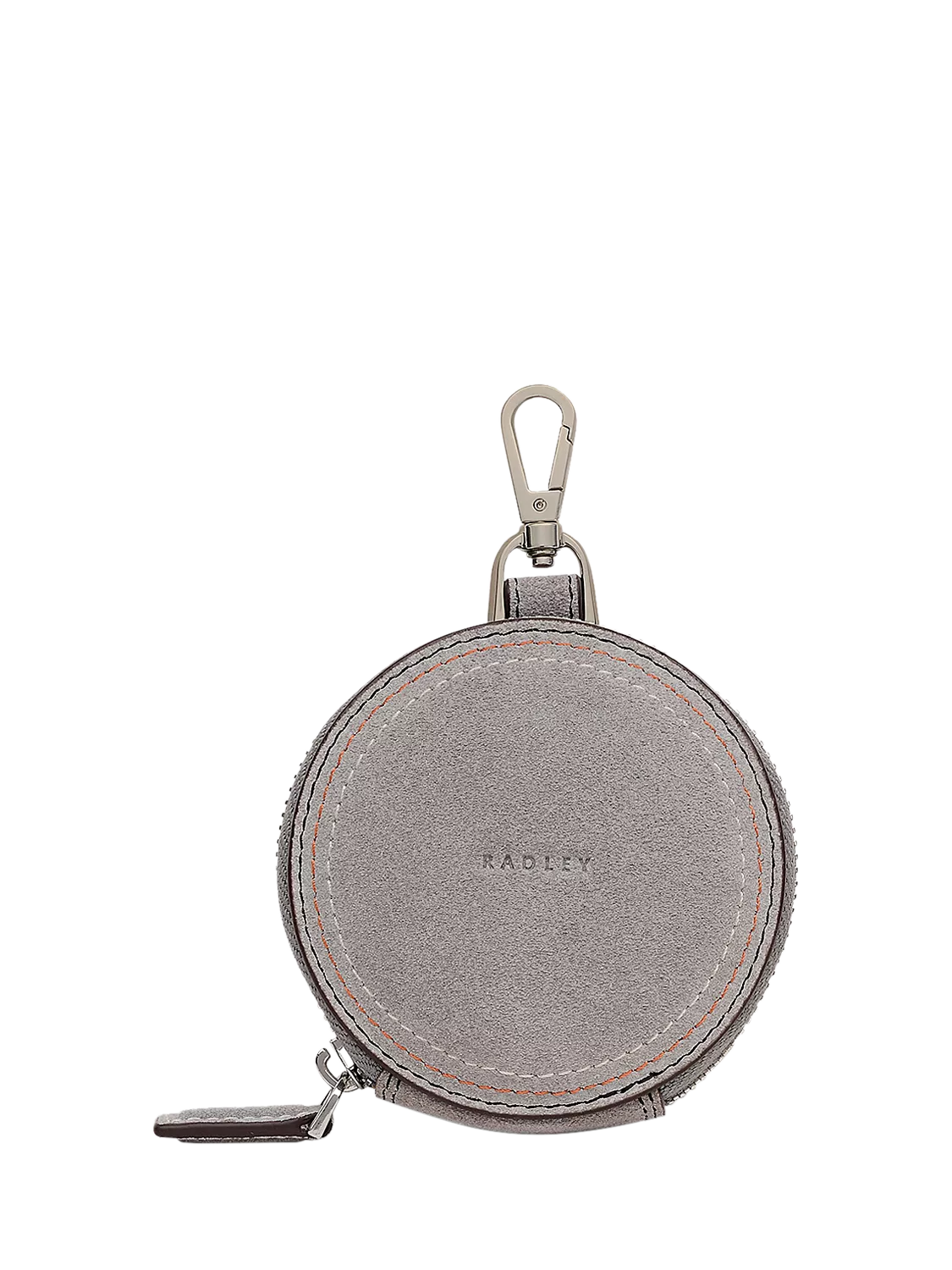 Radley steel suede coin purse, 8.5cm - British product