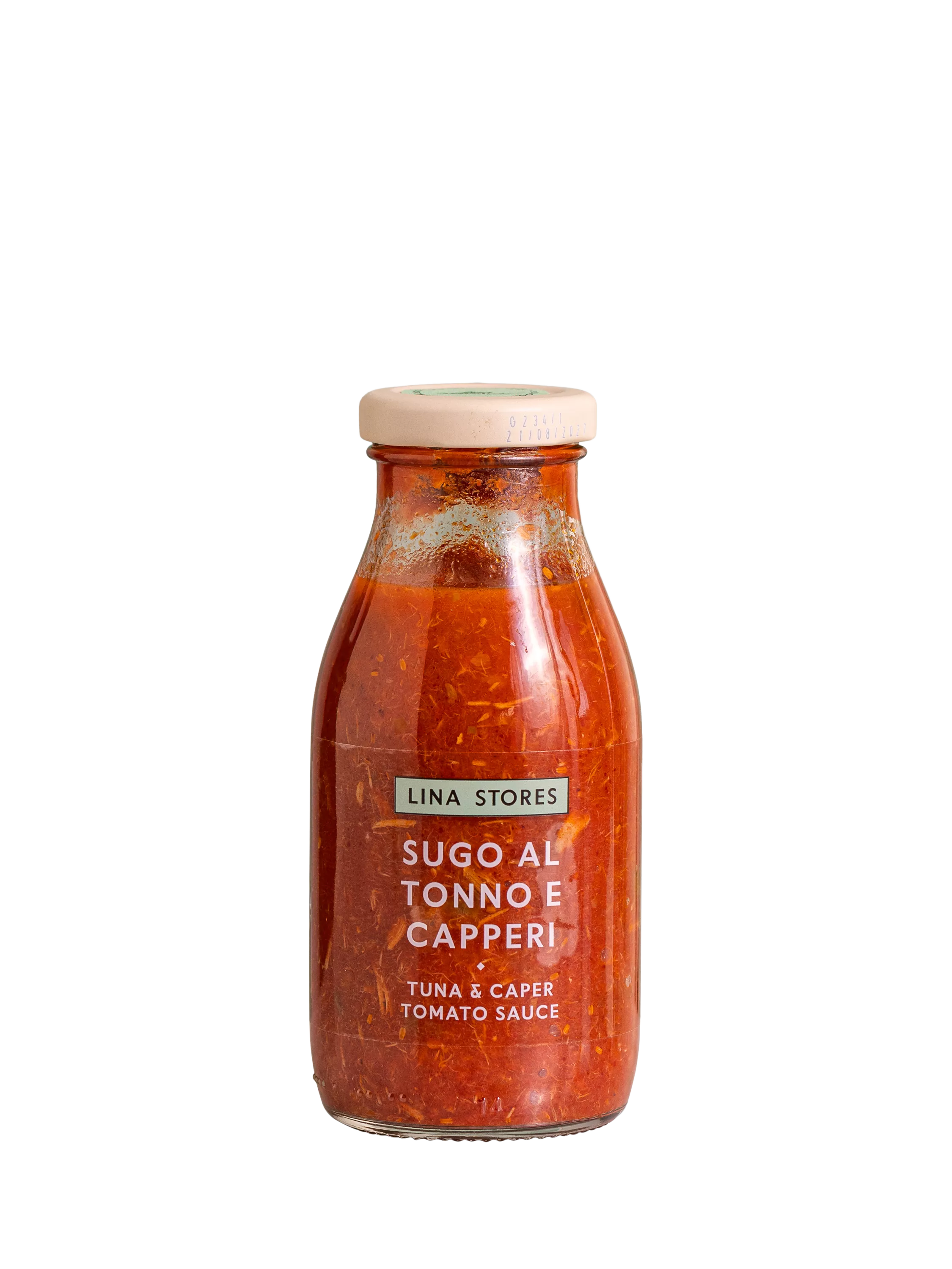 Lina Stores tuna and capers tomato sauce 230g (British brand)