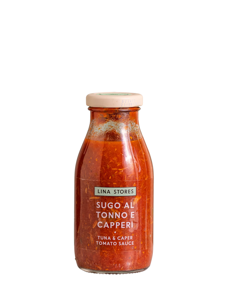 Lina Stores tuna and capers tomato sauce 230g (British brand)