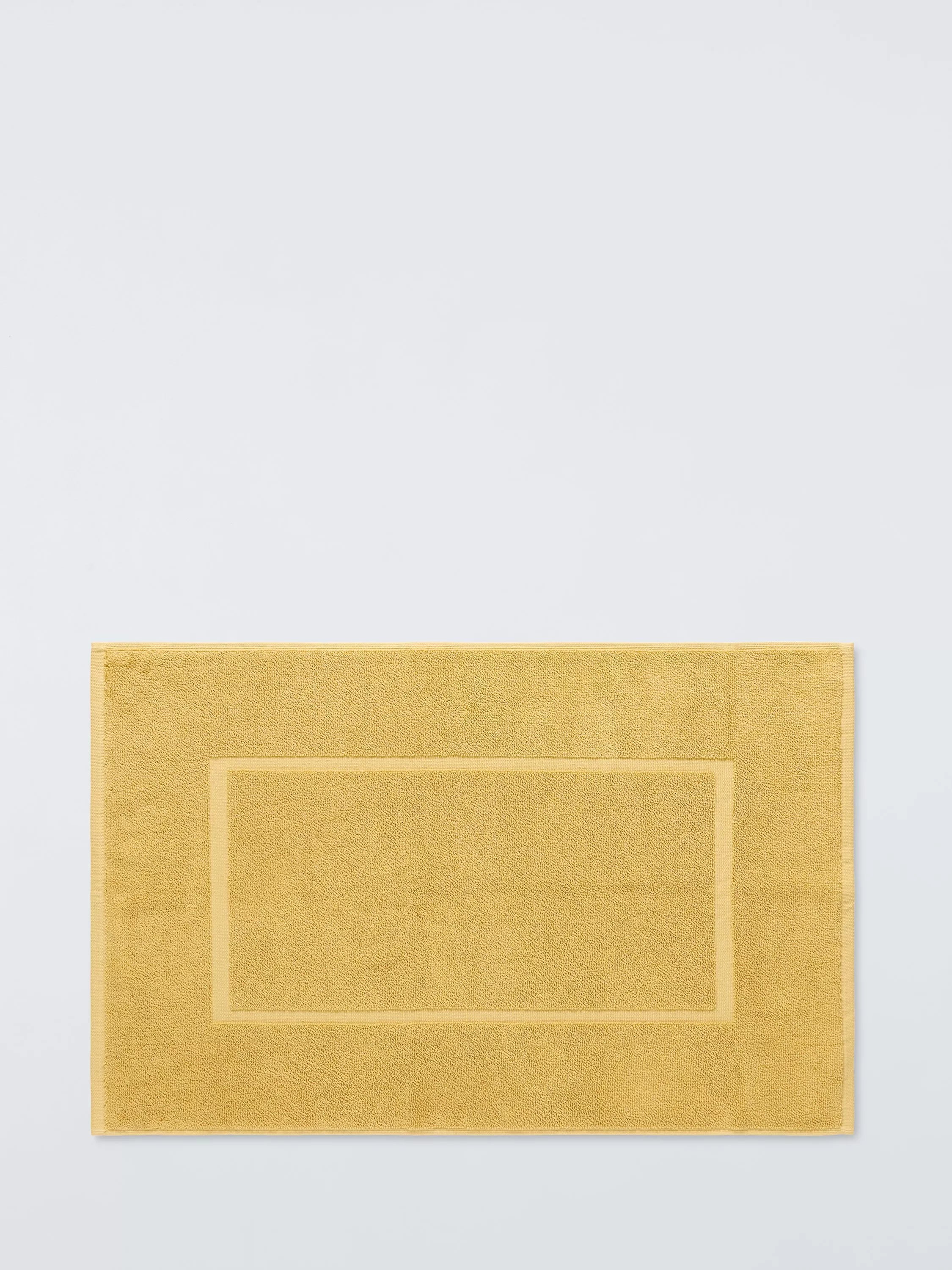 John Lewis Egyptian cotton bath mat ochre 80x50cm - British product