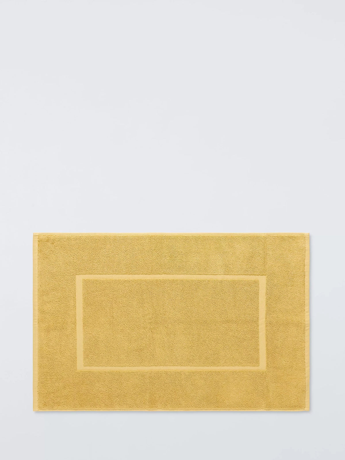 John Lewis Egyptian cotton bath mat ochre 80x50cm - British product