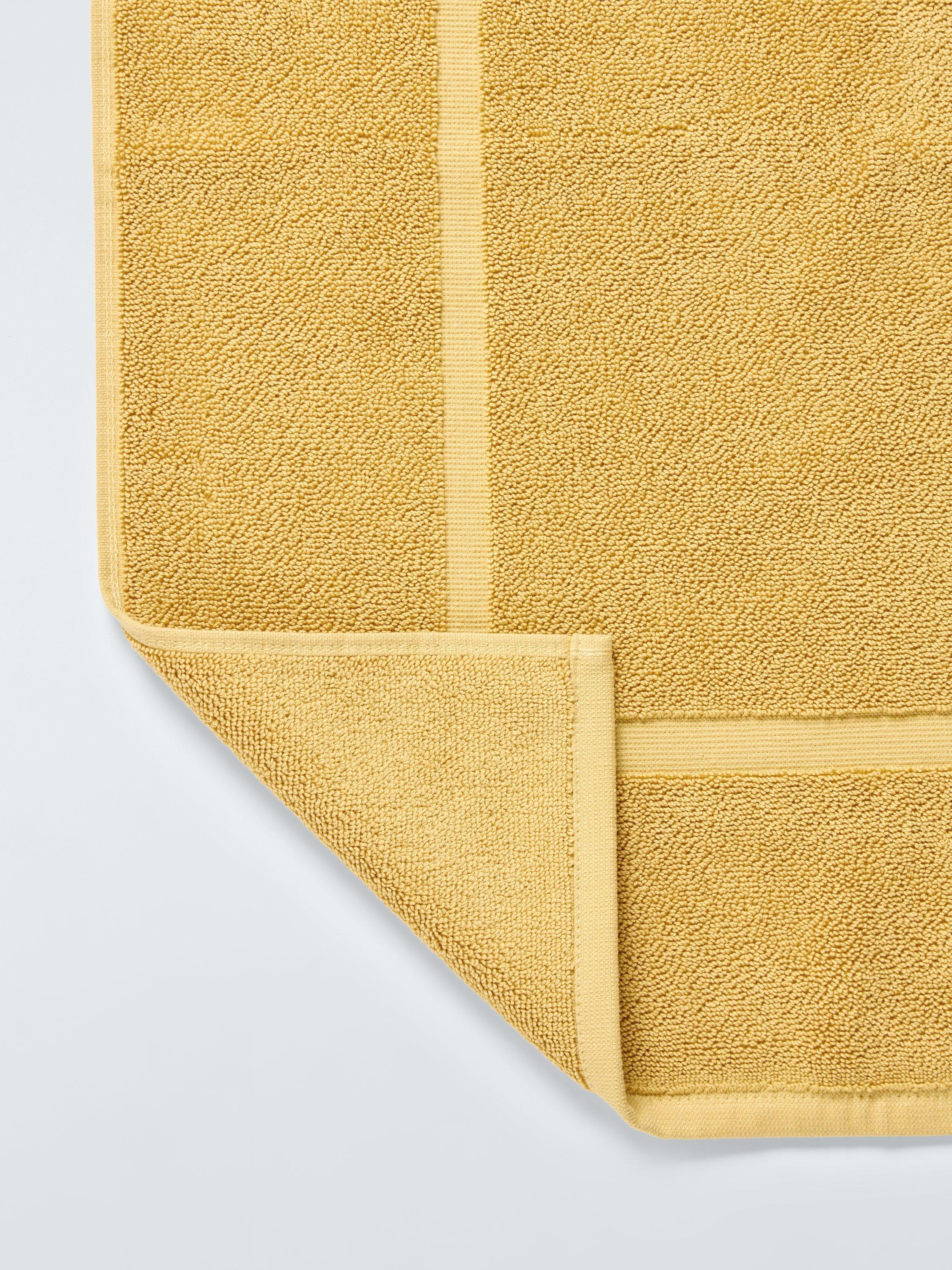 John Lewis Egyptian cotton bath mat ochre 80x50cm - British product
