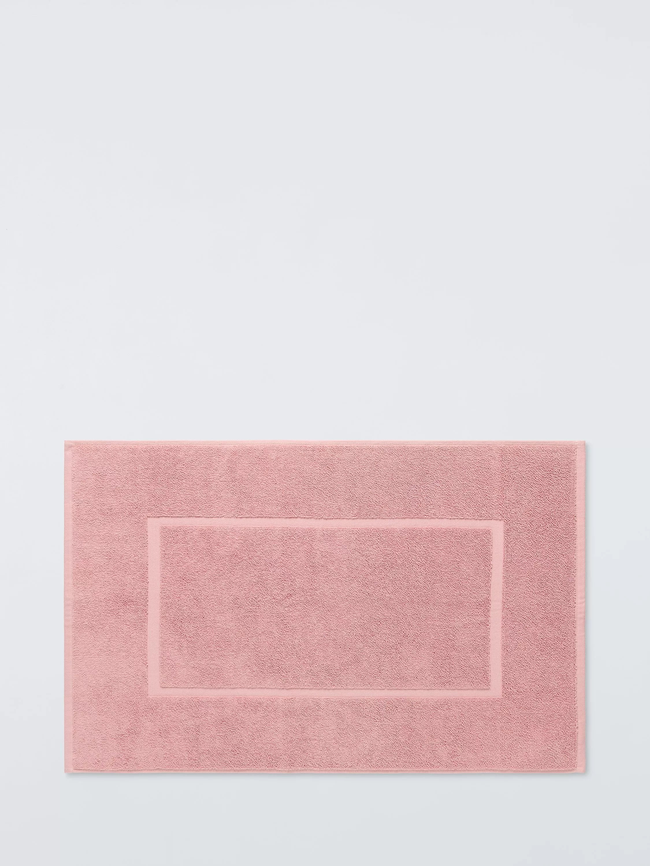 John Lewis Egyptian cotton bath mat Old Rose 80x50cm, imported from the UK