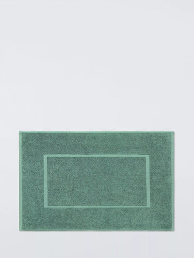 John Lewis John Lewis Egyptian Cotton Bath Mat, Thyme, 80 x 50cm- Buy online at McGrocer