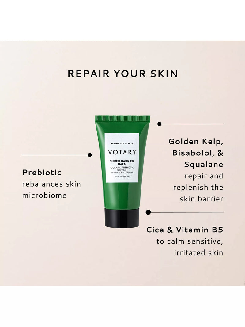 Votary barrier balm cica and prebiotic 30ml (British brand)