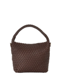 Dune London woven slouch bag chocolate, imported from the UK