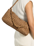 Dune London Woven Shoulder Bag Bronze, UK version