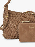 Dune London Woven Shoulder Bag Bronze, UK version