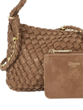 Dune London Woven Shoulder Bag Bronze, UK version