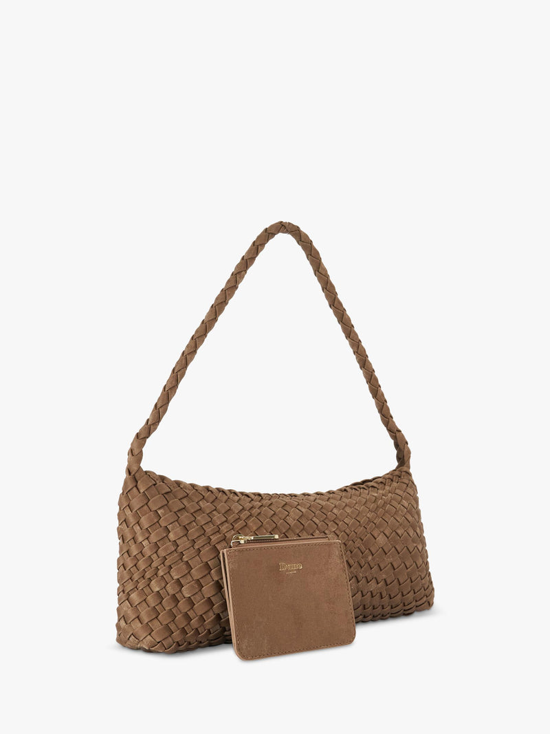 Dune London Woven Shoulder Bag Bronze, UK version
