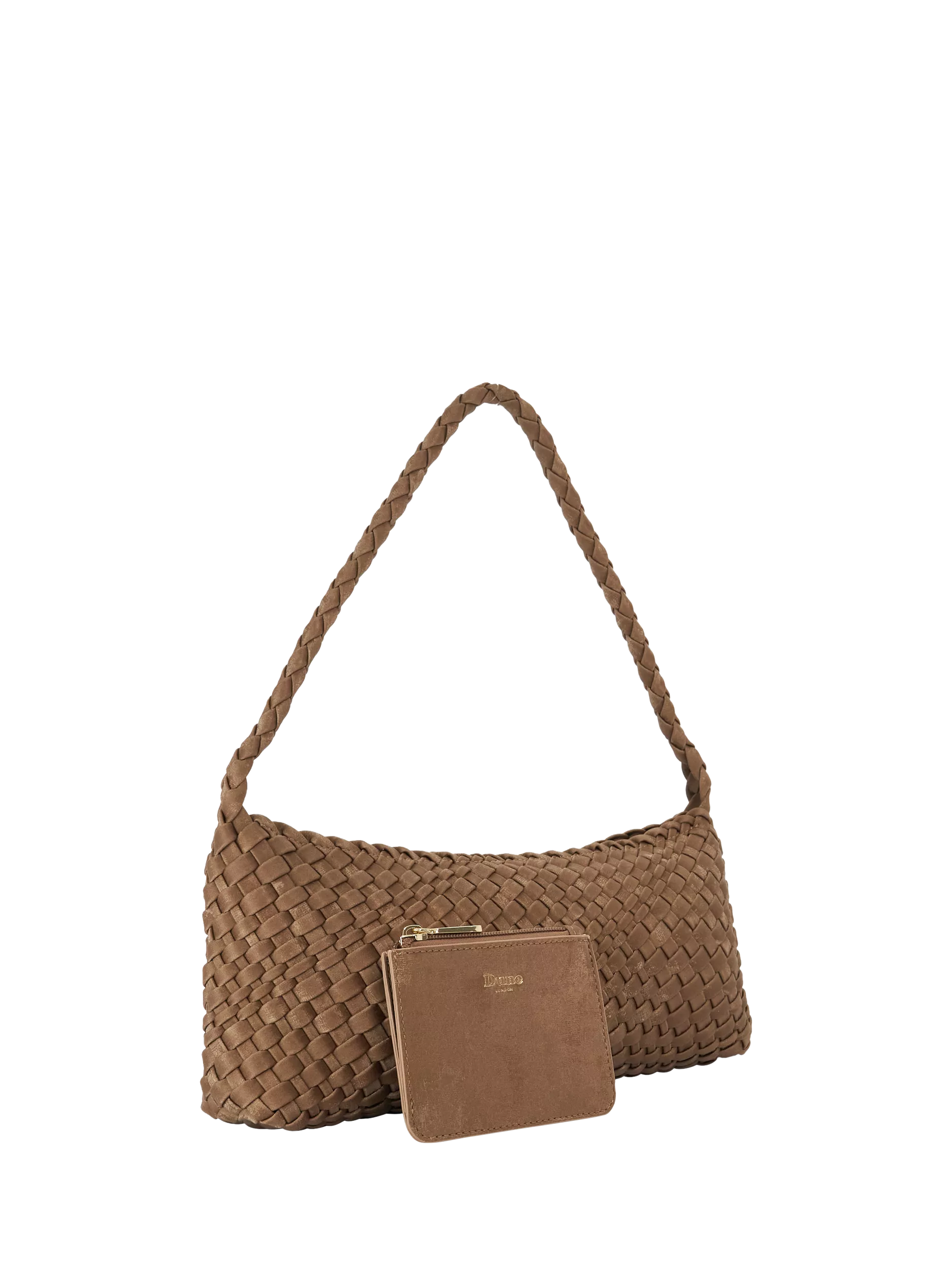 Dune London Woven Shoulder Bag Bronze, UK version