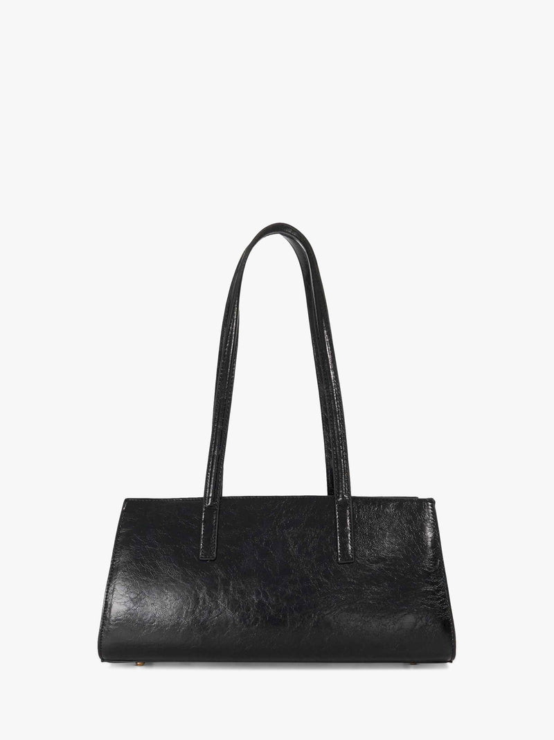 Dune London Depend tote handbag black, UK version