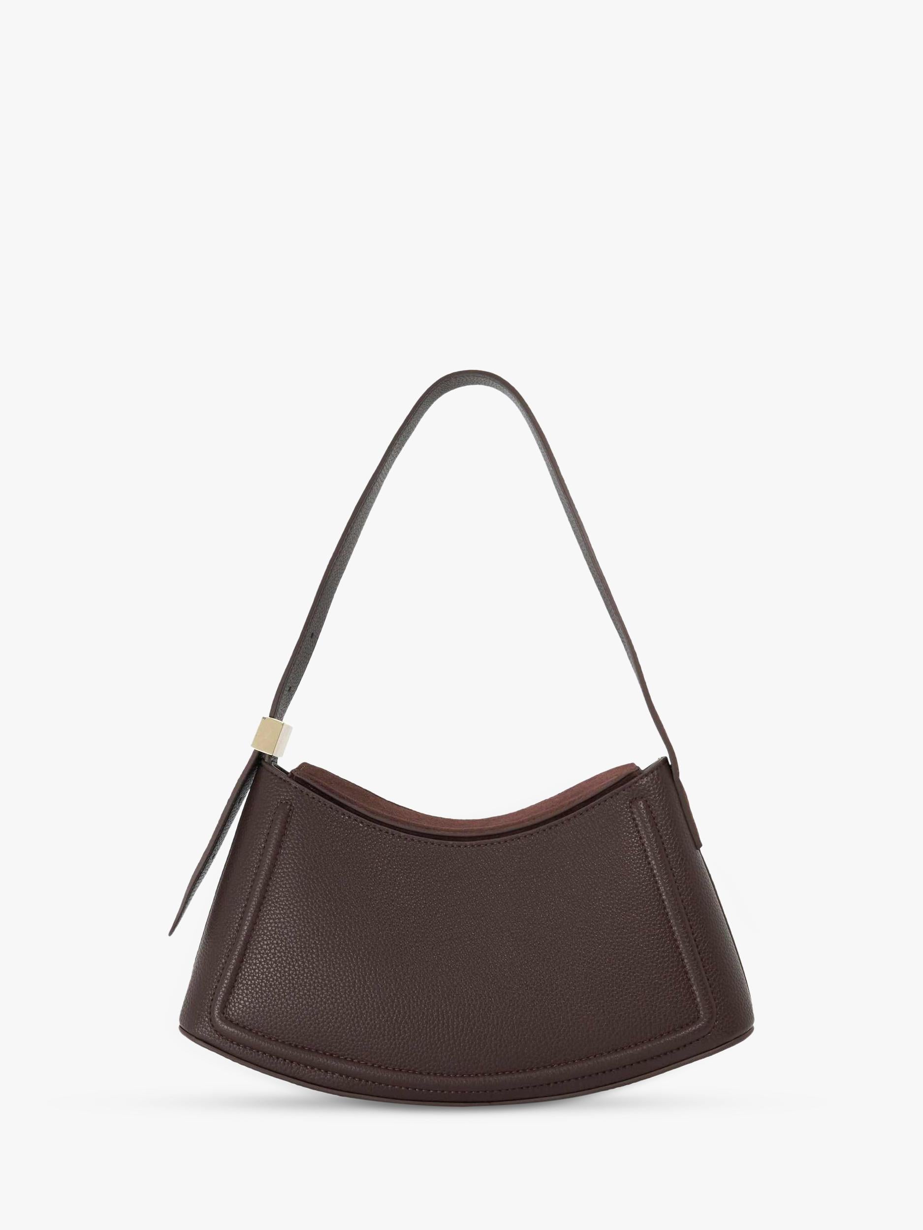 Dune London suede shoulder bag brown (British brand)