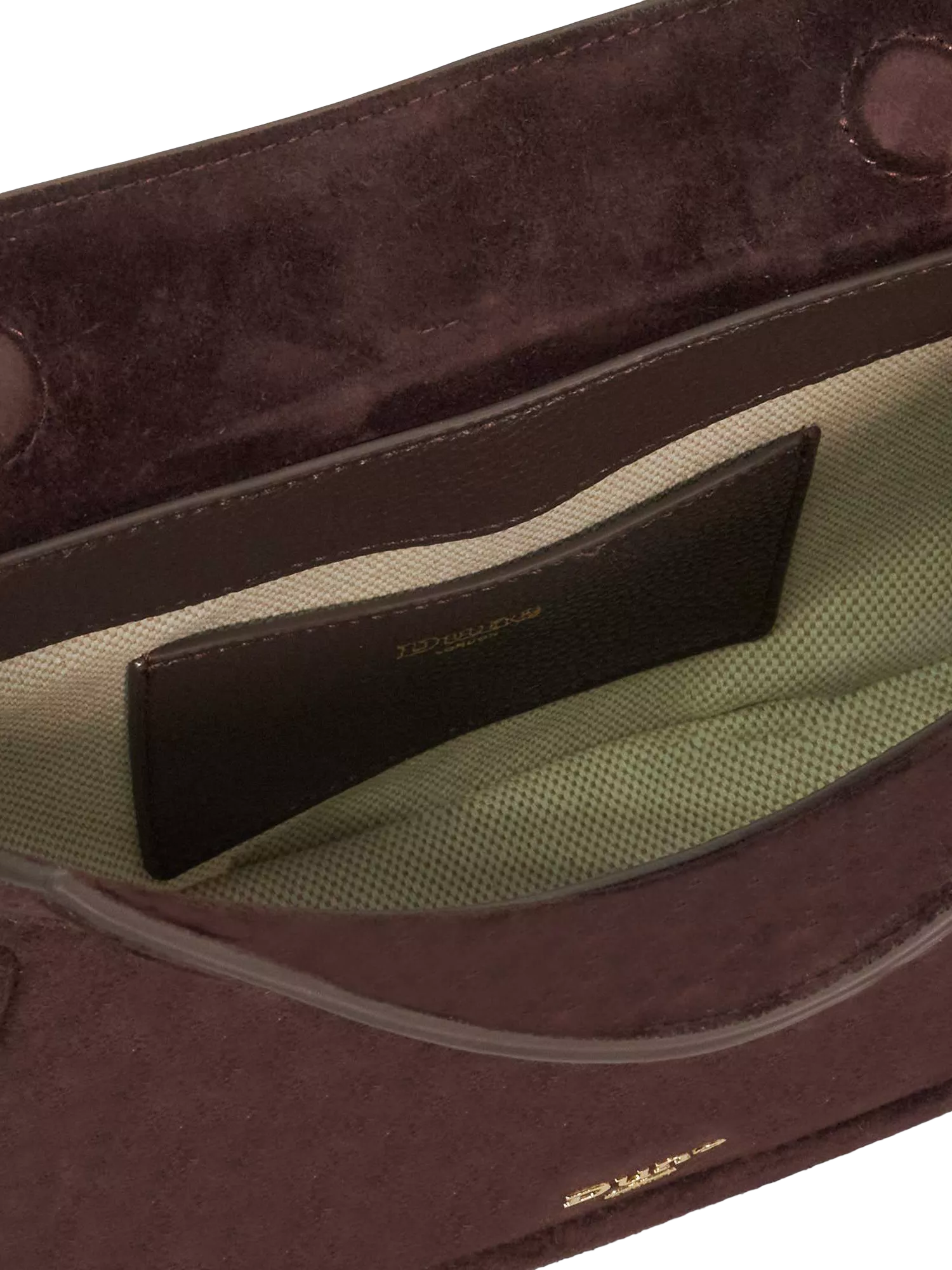 Dune London suede shoulder bag brown (British brand)