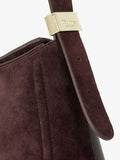 Dune London suede shoulder bag brown (British brand)