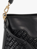 Dune London Dinidelphine shoulder bag with woven detail (British brand)