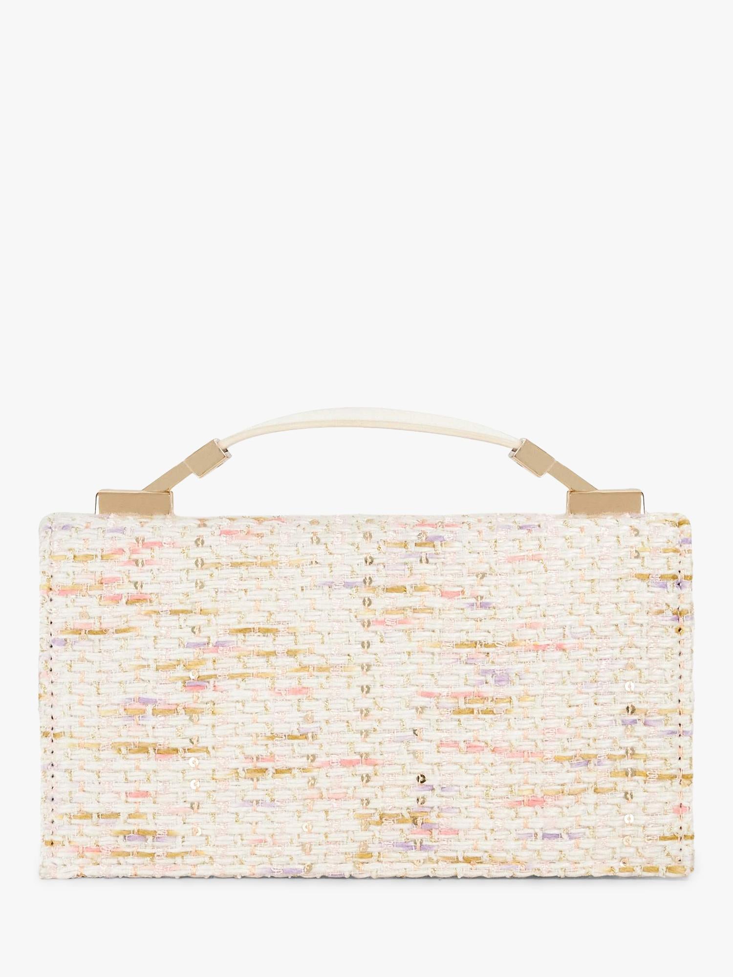 Dune London Skilled fabric grab bag blush, imported from the UK