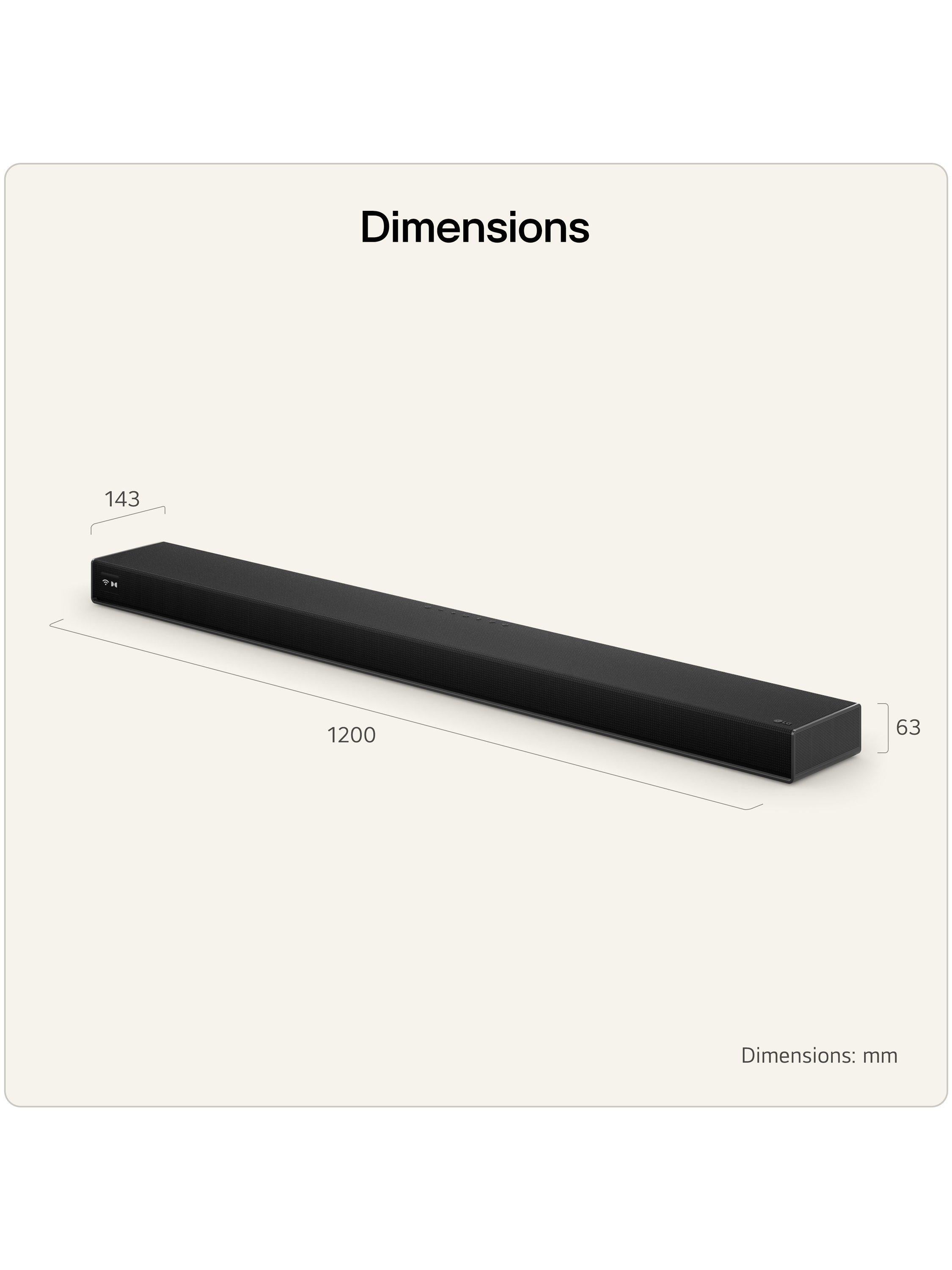 LG H7 Sound Suite soundbar black, UK version