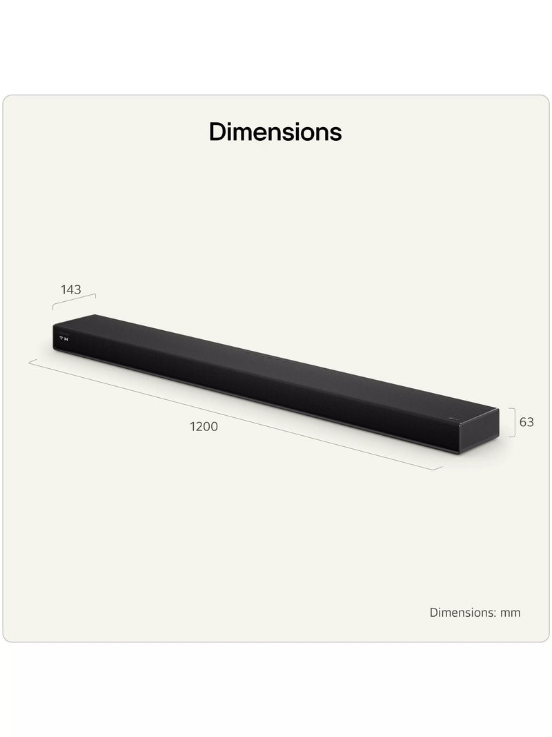 LG H7 Sound Suite soundbar black, UK version
