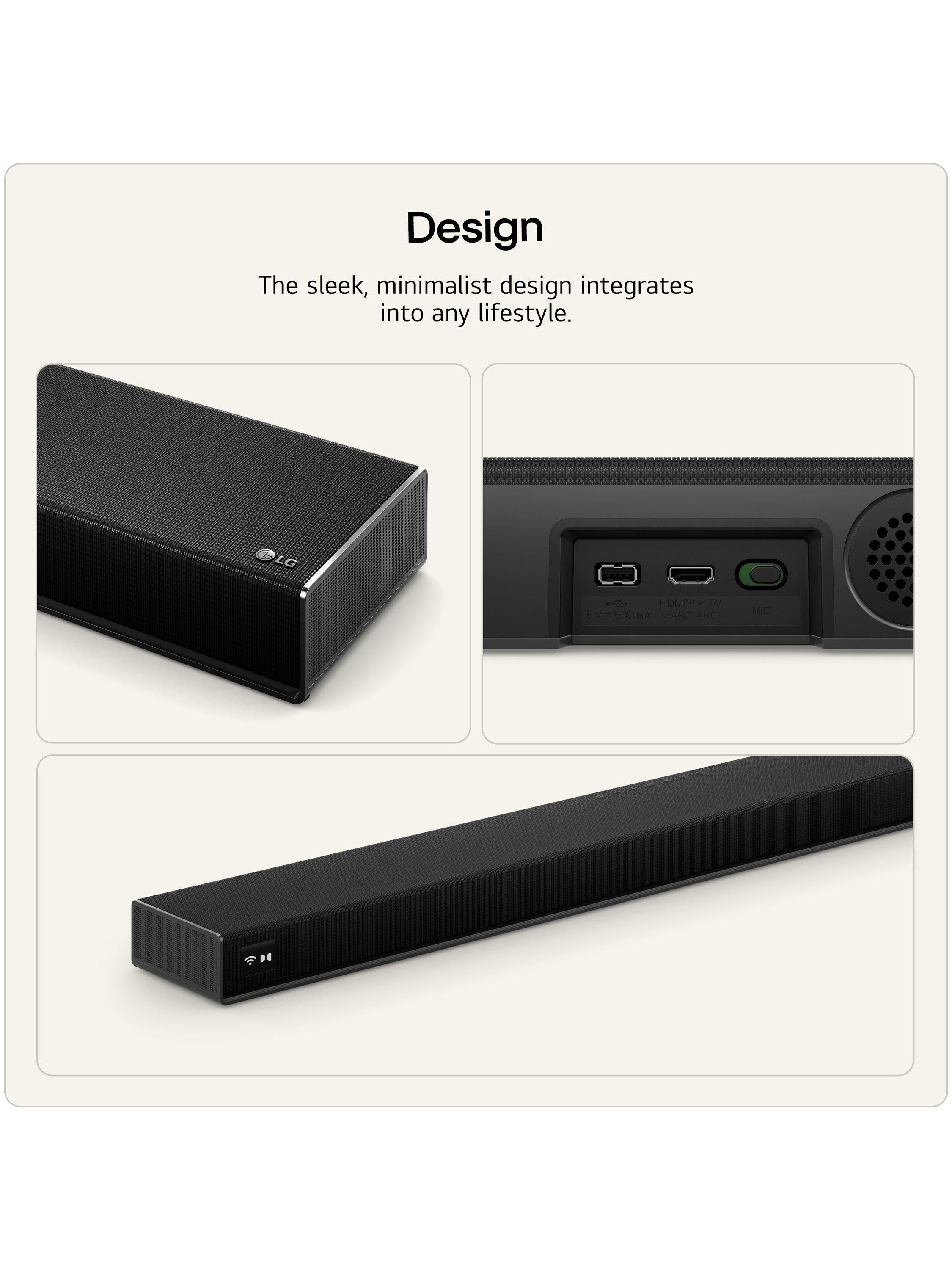 LG H7 Sound Suite soundbar black, UK version