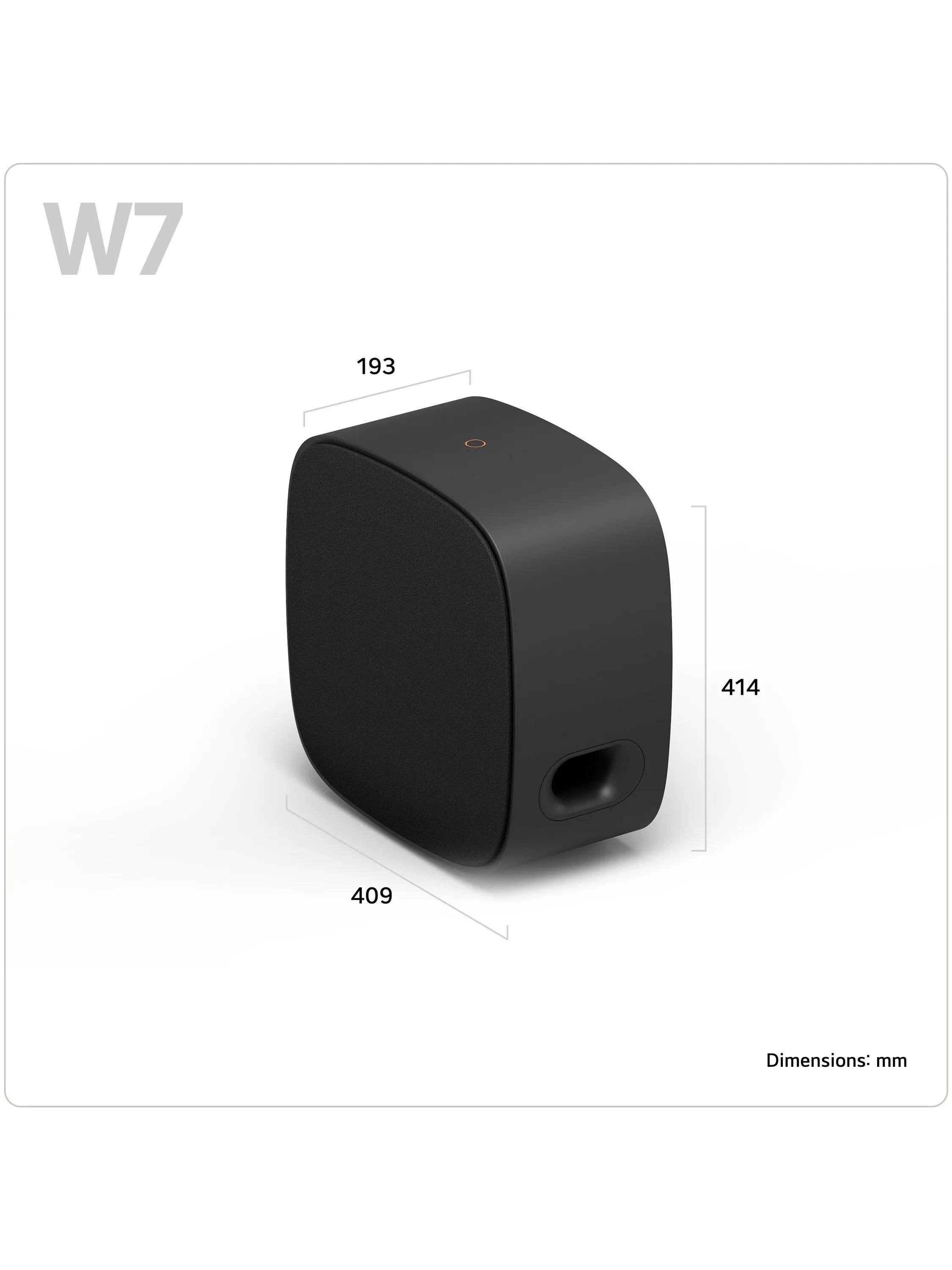 LG Wireless Subwoofer W7 - British product
