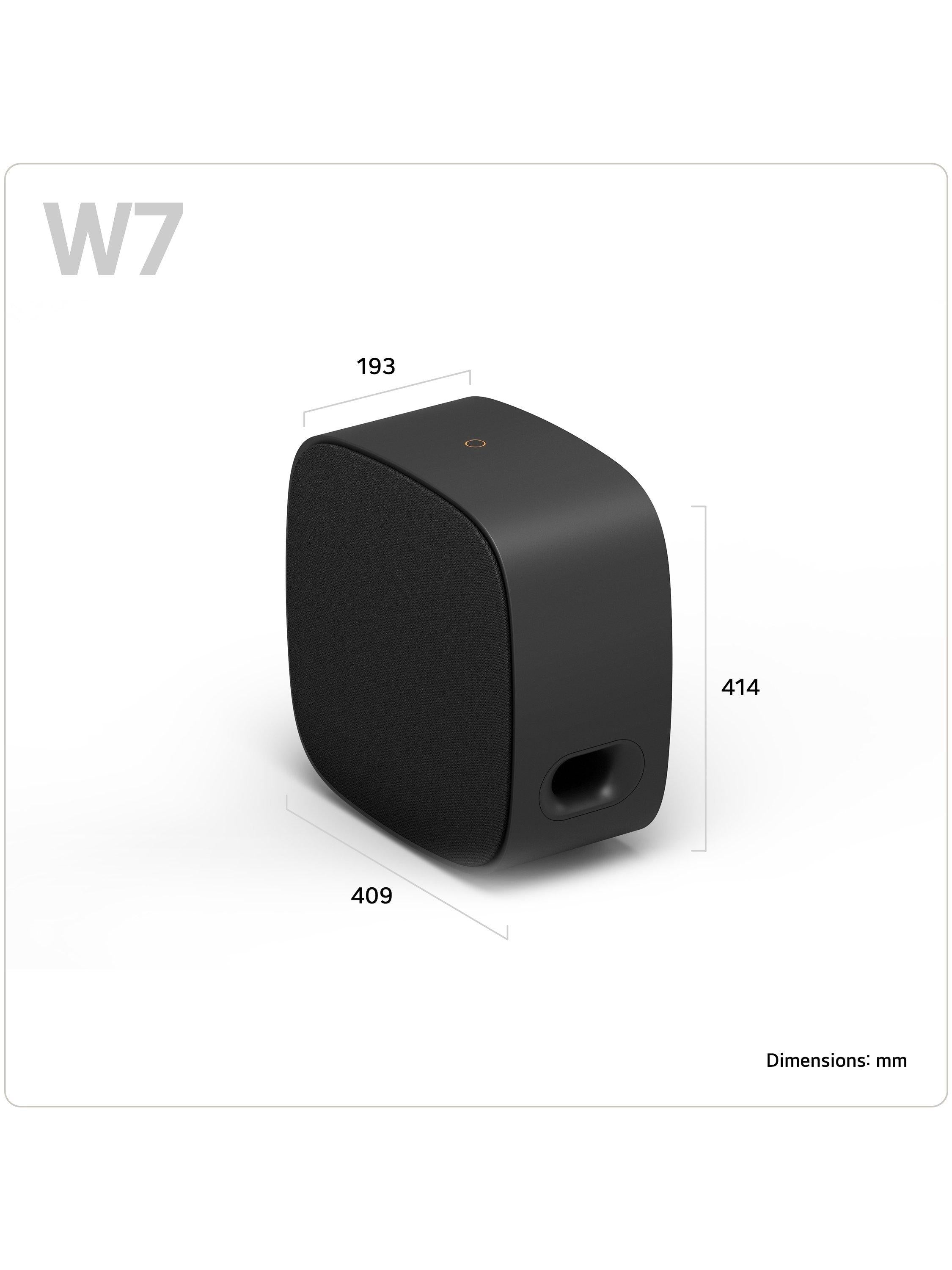 LG Wireless Subwoofer W7 - British product
