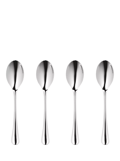 John Lewis Robert Welch Radford Bright Stainless Steel Espresso Spoon Set of 4- Buy online at McGrocer
