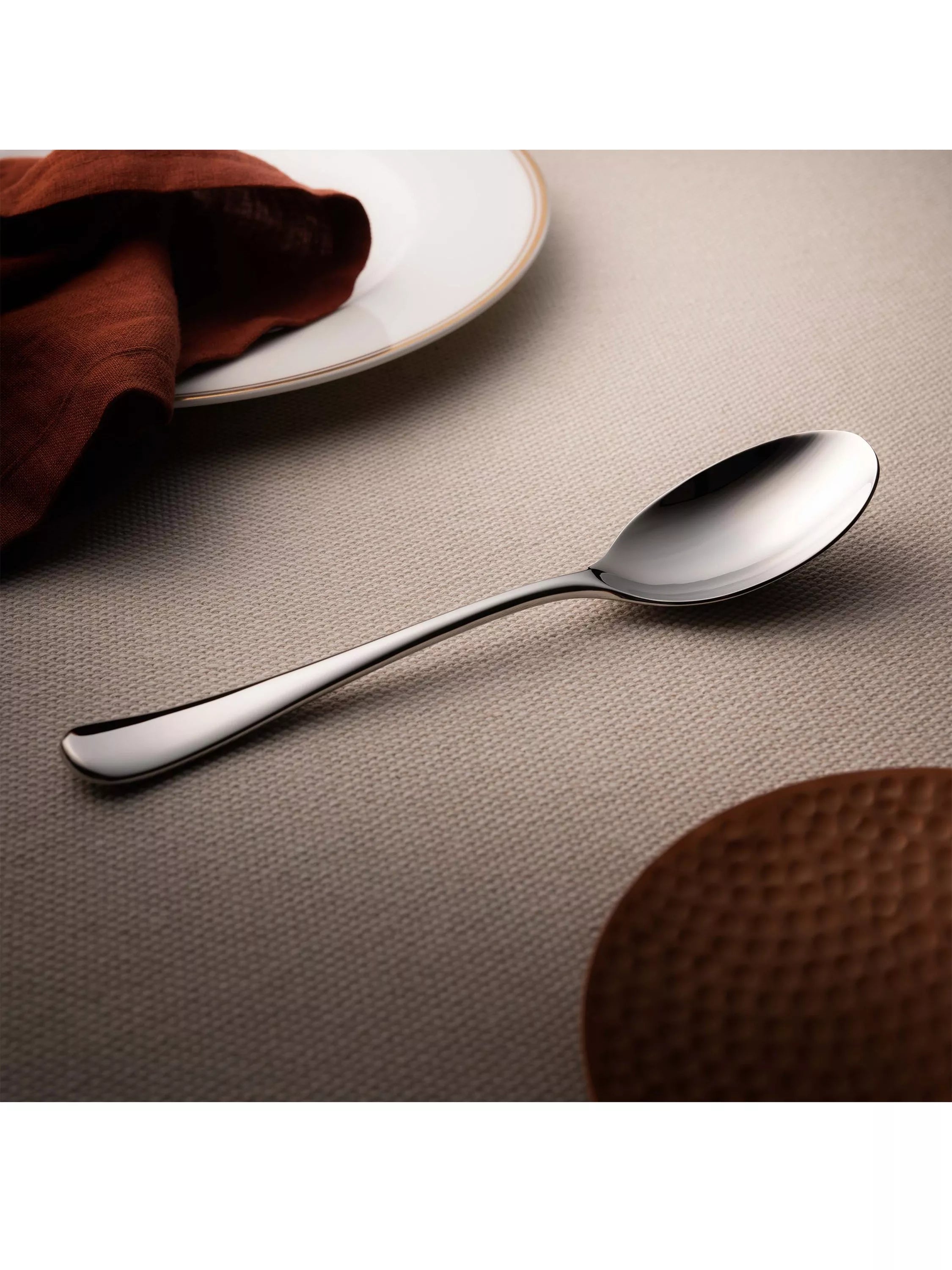 Robert Welch Radford Bright serving spoons set of 2, imported from the UK