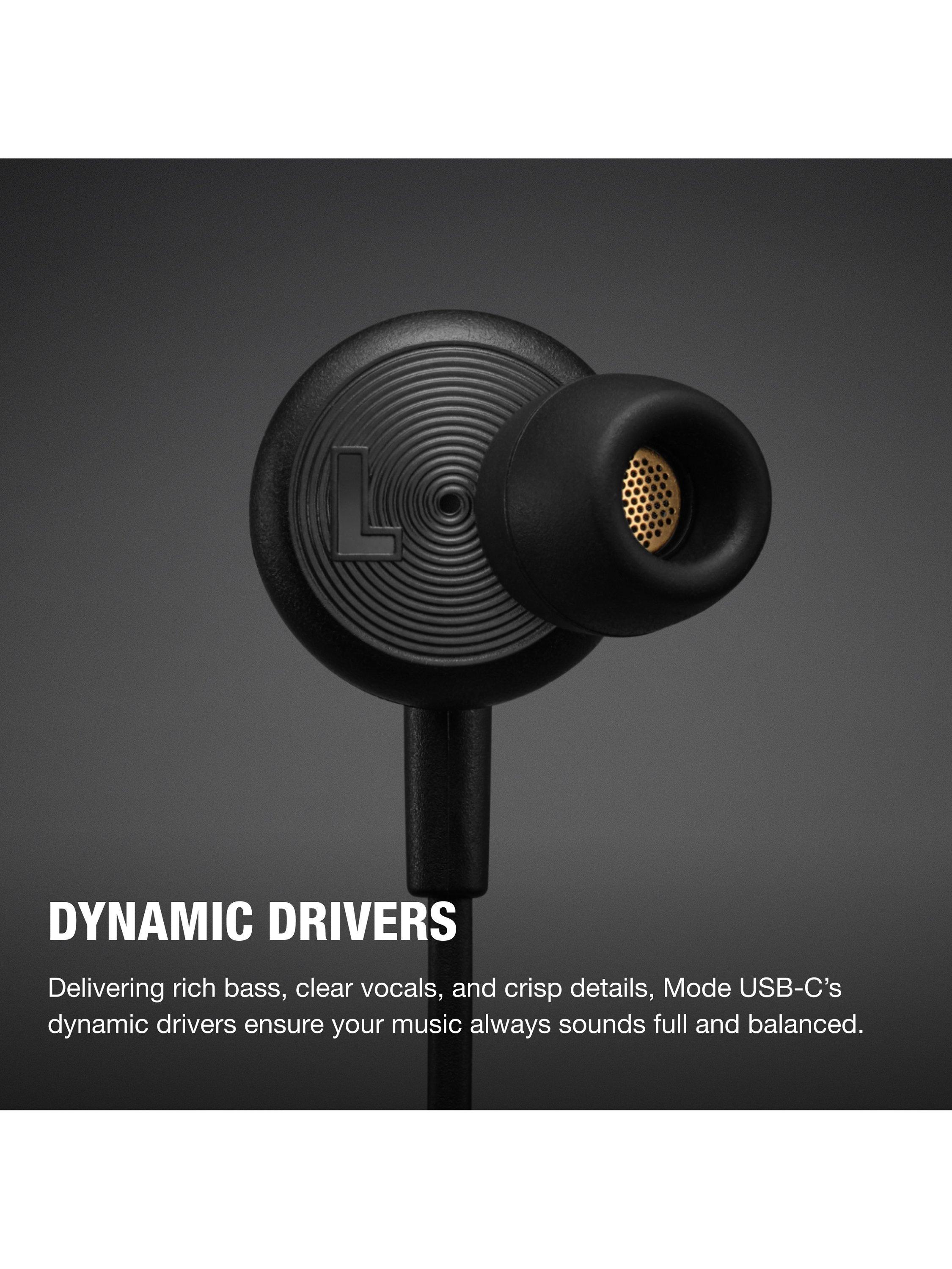 Marshall Mode USB-C in-ear headphones black (British brand)