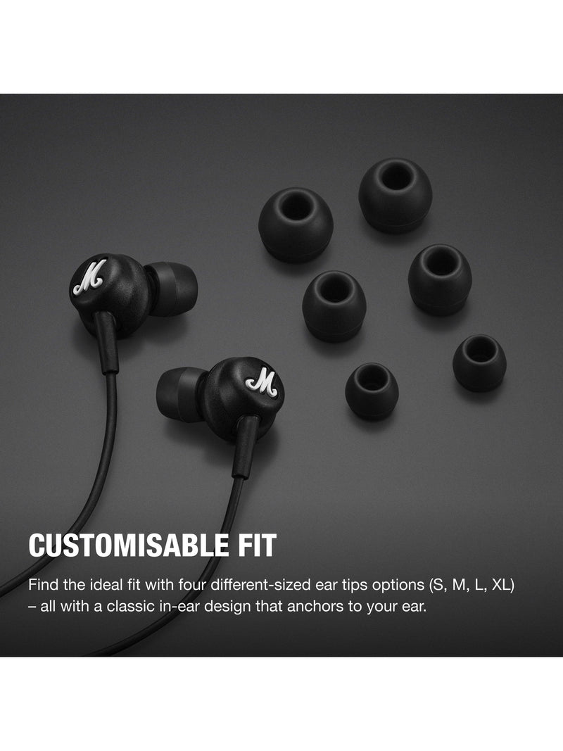 Marshall Mode USB-C in-ear headphones black (British brand)