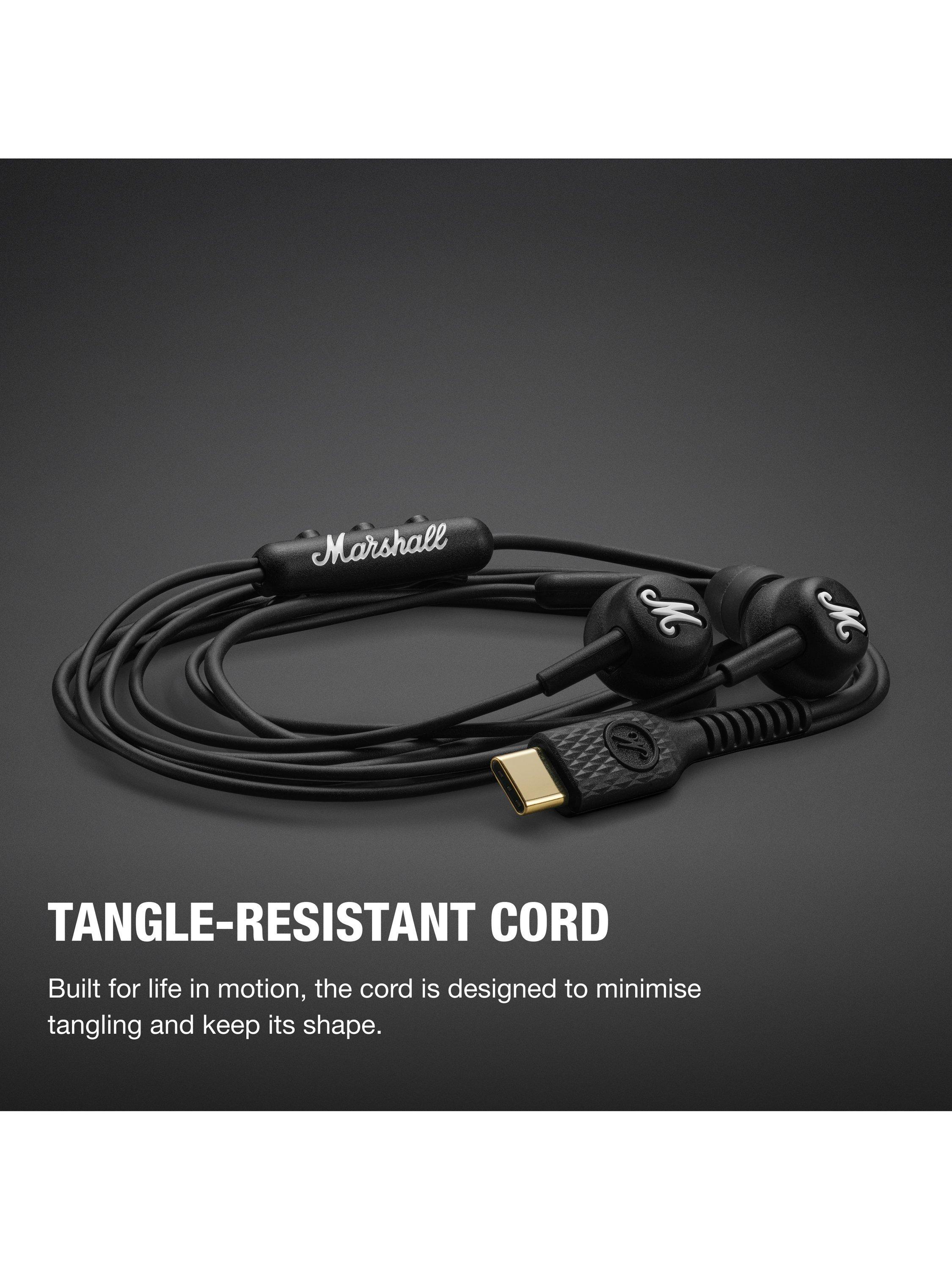 Marshall Mode USB-C in-ear headphones black (British brand)