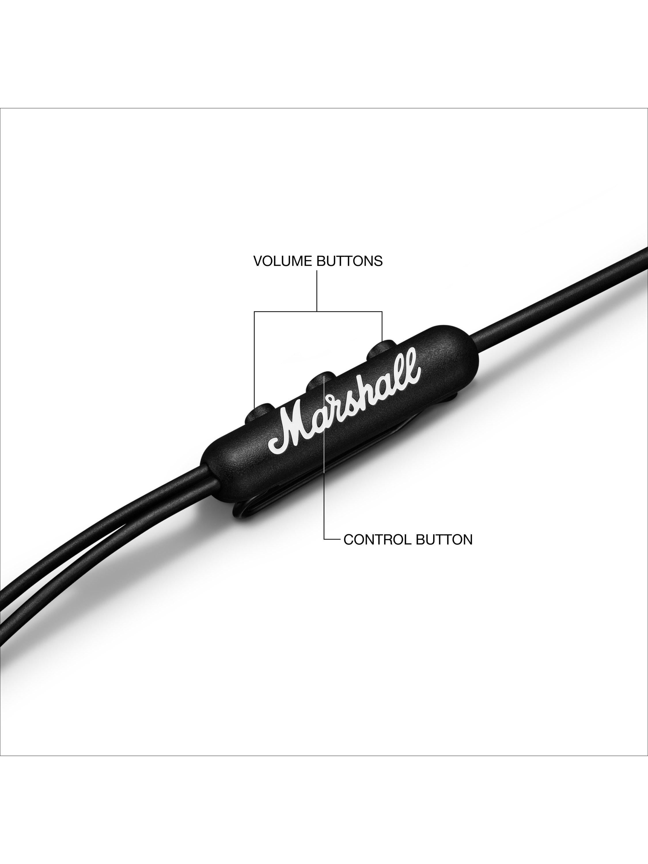 Marshall Mode USB-C in-ear headphones black (British brand)