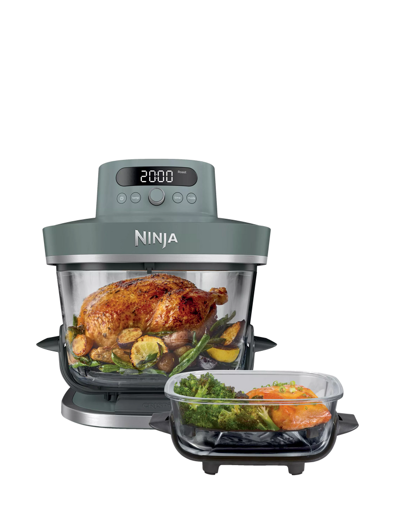 Ninja XL Crispi PRO AS101UKLG Air Fryer, 5.7L, Ash Grey