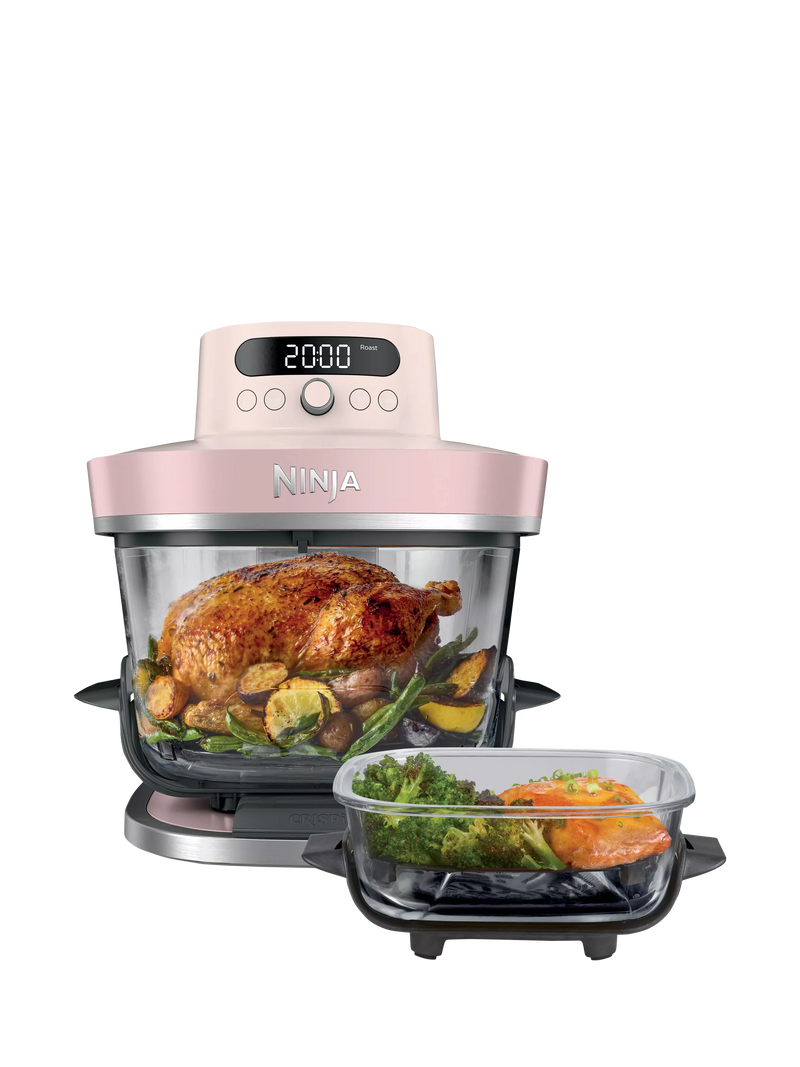 Ninja XL Crispi PRO AS101UKLG Air Fryer, 5.7L, Rose Quartz