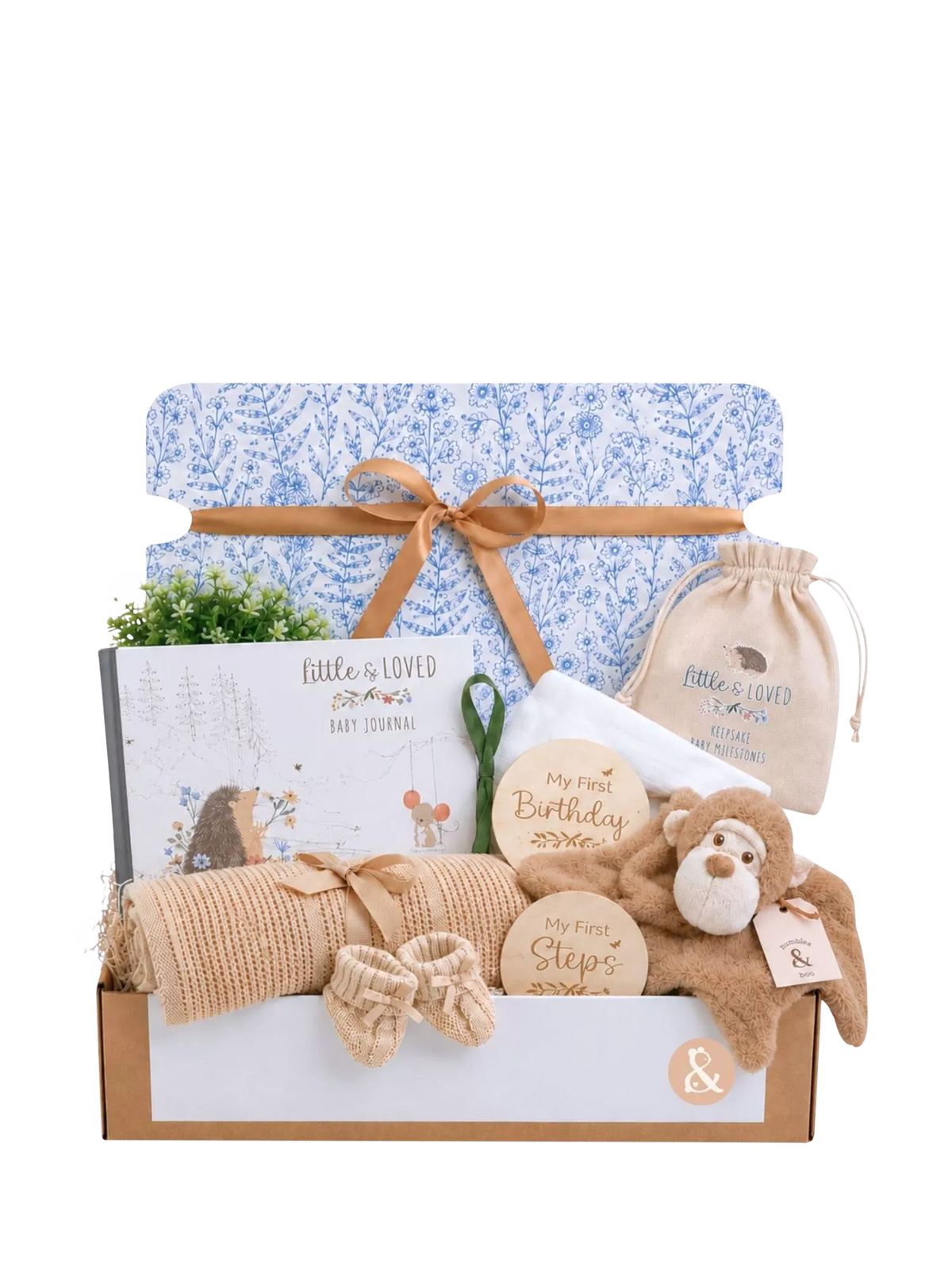 Bumbles & Boo Cheeky Monkey baby gift box, UK version