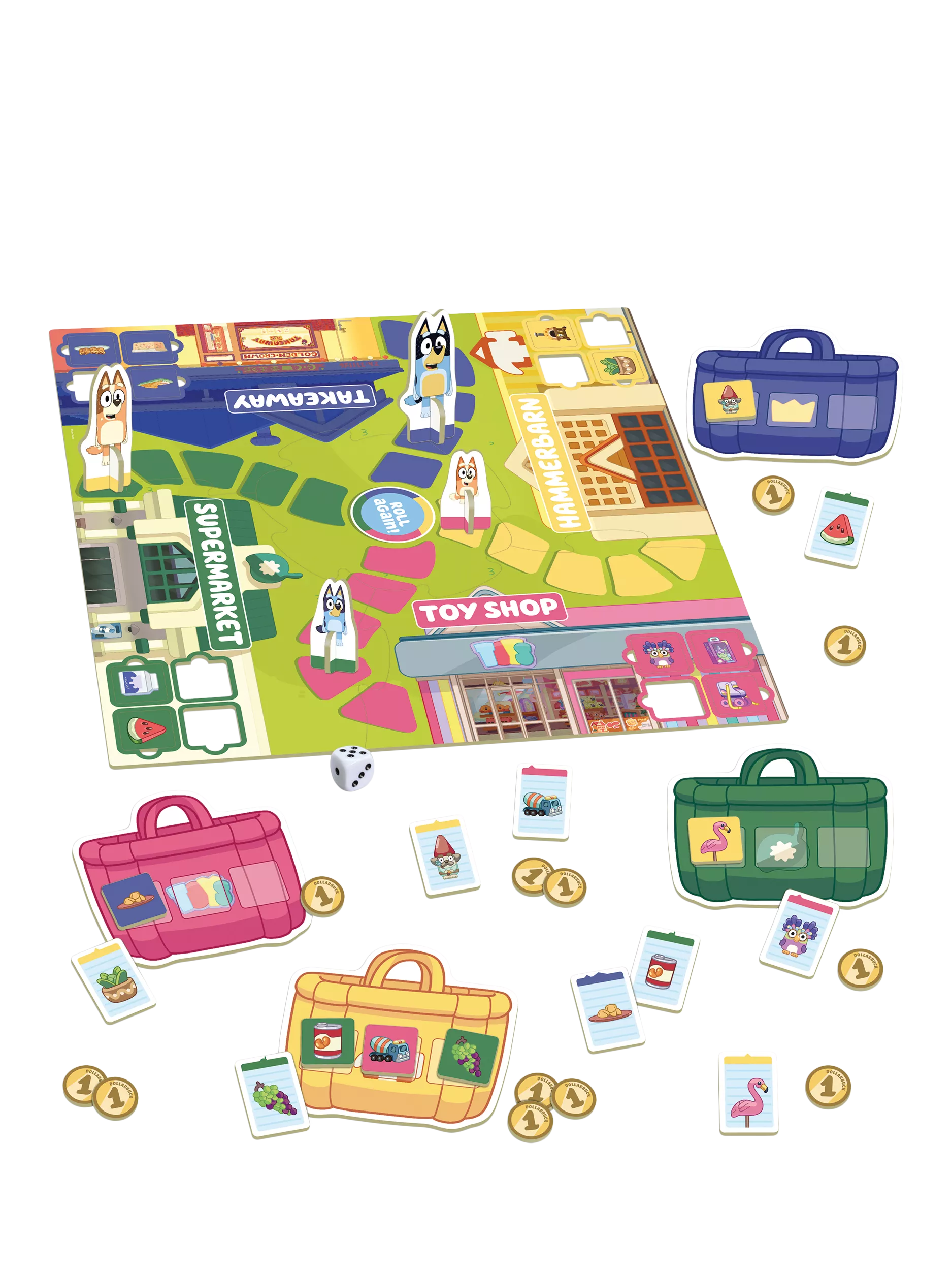 Orchard Toys Bluey Lets Go Shopping game - British product