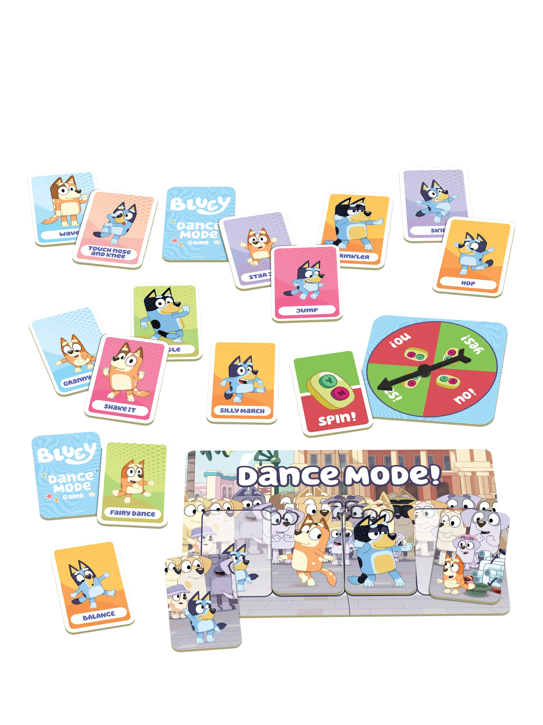 Orchard Toys Bluey Dance Mode card game - British product