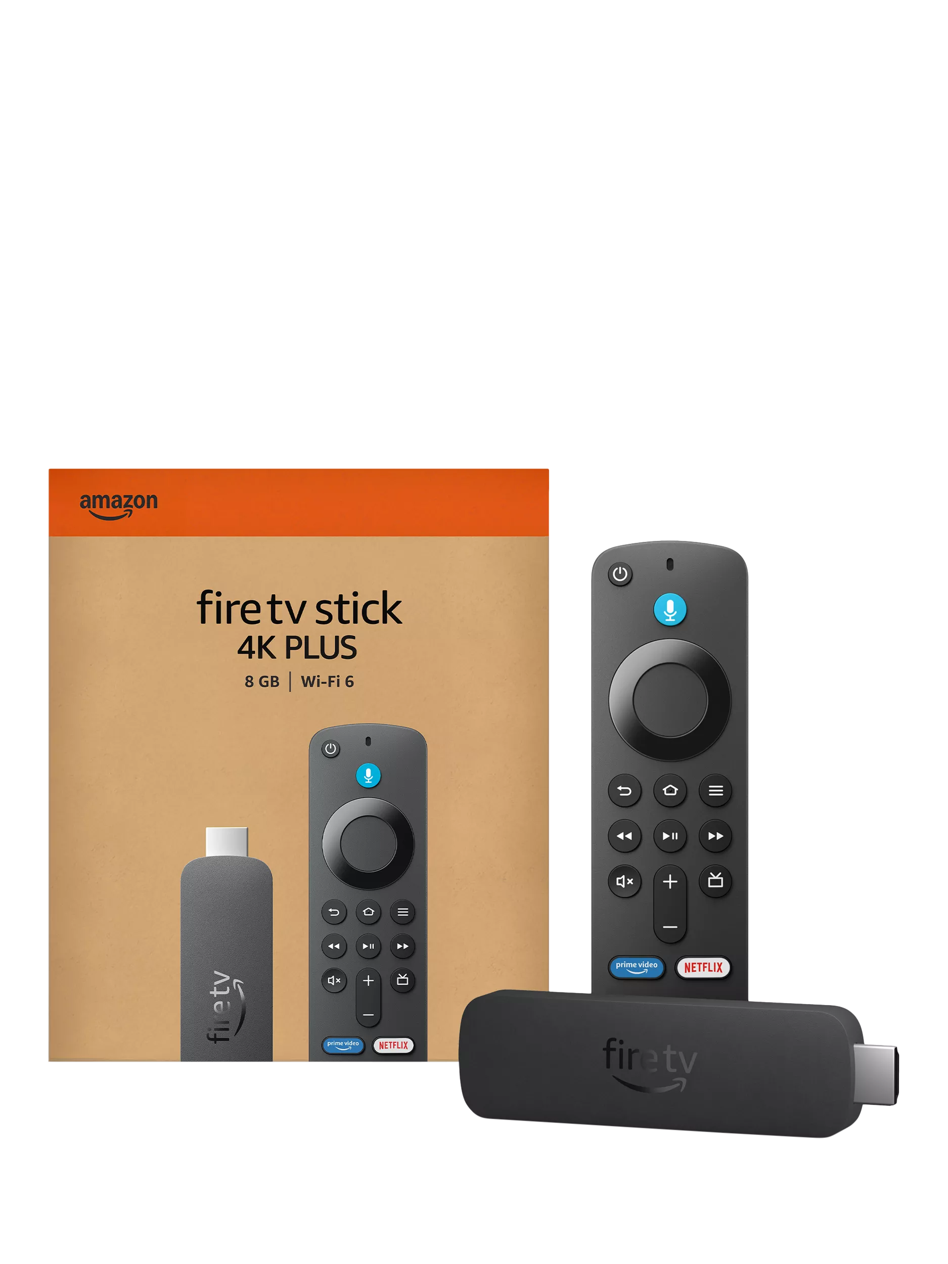 Amazon Fire TV Stick 4K Plus streaming device, UK version