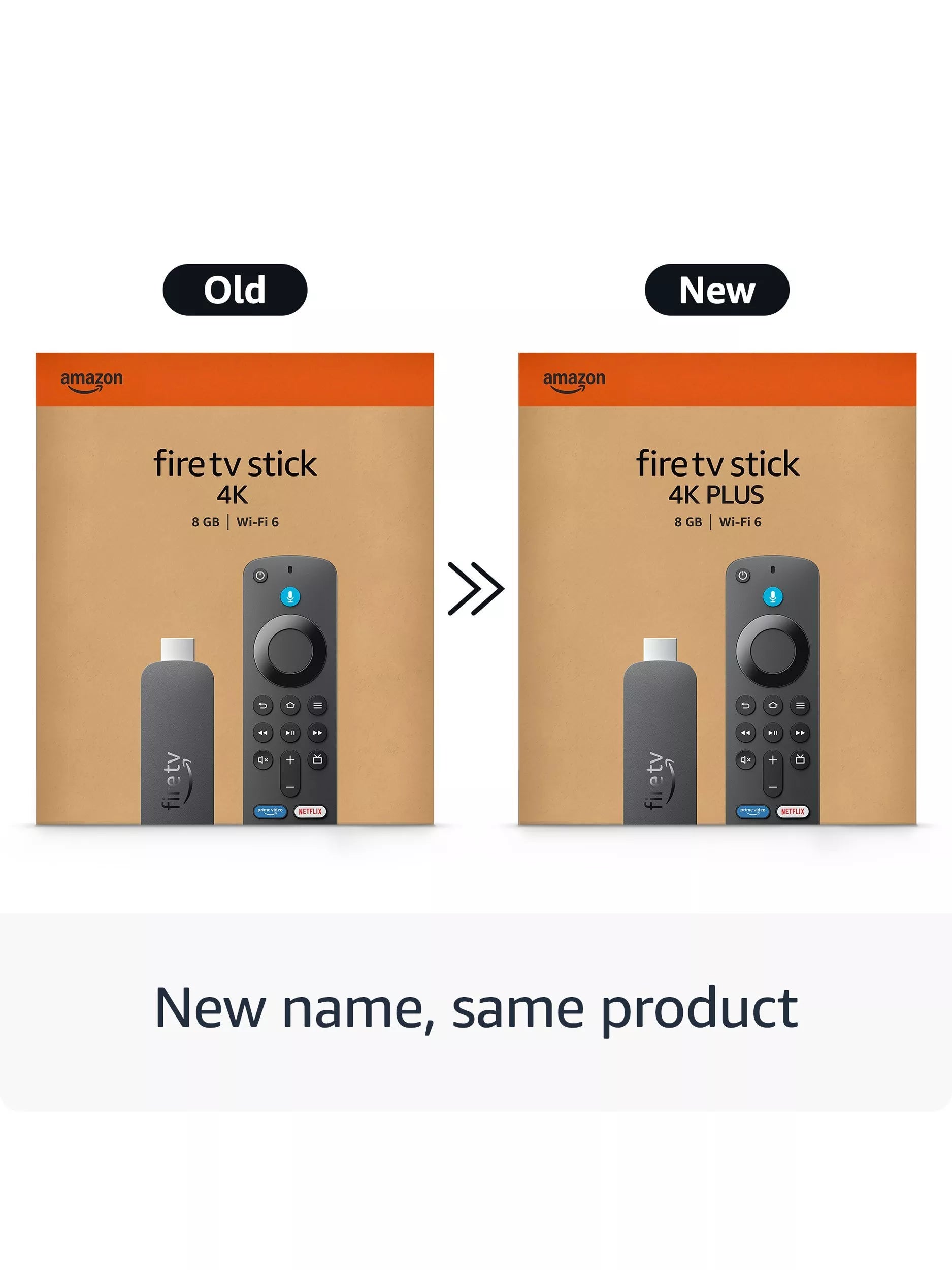 Amazon Fire TV Stick 4K Plus streaming device, UK version