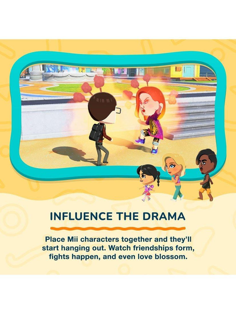 Nintendo video game Tomodachi Life for Switch, imported from the UK