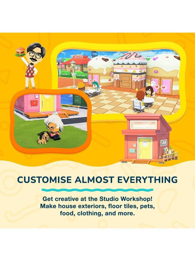 Nintendo video game Tomodachi Life for Switch, imported from the UK