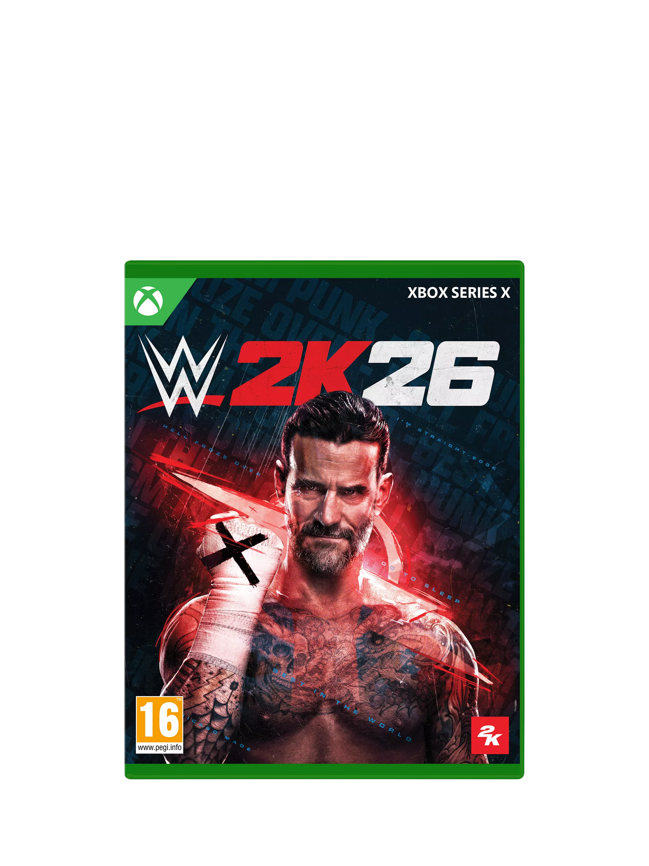 Microsoft WWE 2K26 game for Xbox Series X, imported from the UK